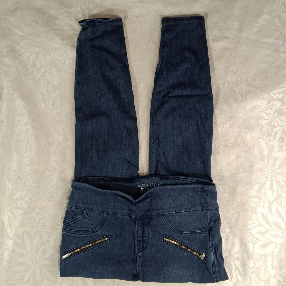 Rock & Republic Ankle Jeans Women 8M Denim RX Slimming Stretchy Midrise